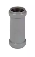 Двойная муфта ПП для внутренней канализации OSTENDORF Ду 32 (Германия) Серая