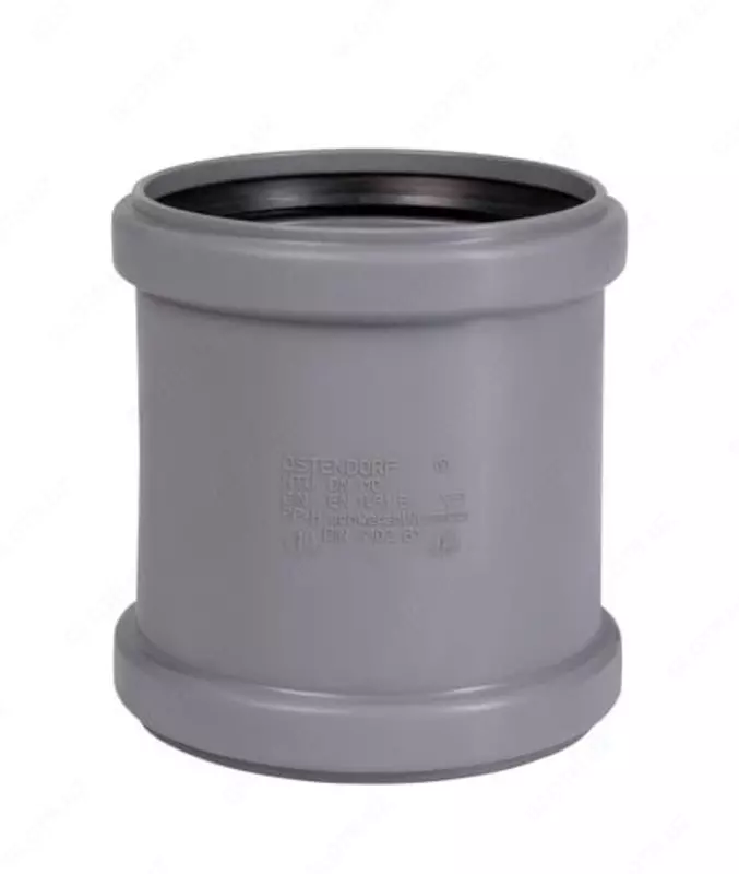 Ремонтная муфта ПП для внутренней канализации OSTENDORF Ду 110 (Россия) Серая