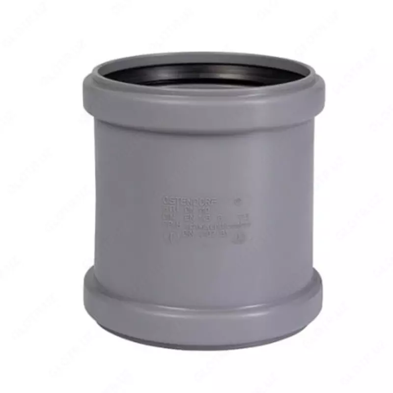 Ремонтная муфта ПП для внутренней канализации OSTENDORF Ду 110 (Россия) Серая - 