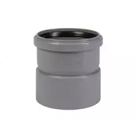 Насадная муфта ПП для внутренней канализации OSTENDORF Ду 75 (Германия) Серая