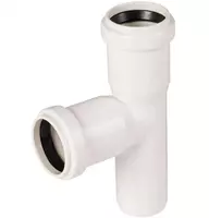 Тройник ПП для внутренней канализации 87° OSTENDORF Ду 32х32 (Германия) Белый