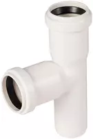  Тройник ПП для внутренней канализации 87° OSTENDORF Ду 32х32 (Германия) Белый - 