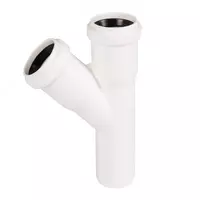 Тройник ПП для внутренней канализации 45° OSTENDORF Ду 32х32 (Германия) Белый