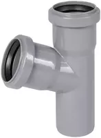  Тройник ПП для внутренней канализации 67° OSTENDORF Ду 50х50 (Германия) Серый - 