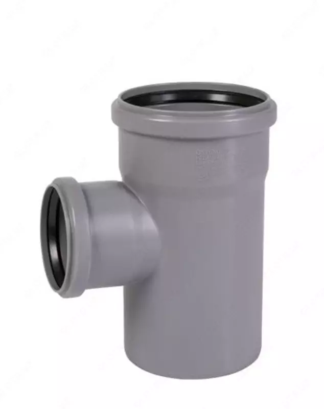 Тройник ПП для внутренней канализации 87° OSTENDORF Ду 110х75 (Германия) Серый