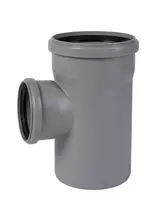 Тройник ПП для внутренней канализации 87° OSTENDORF Ду 110х90 (Германия) Серый
