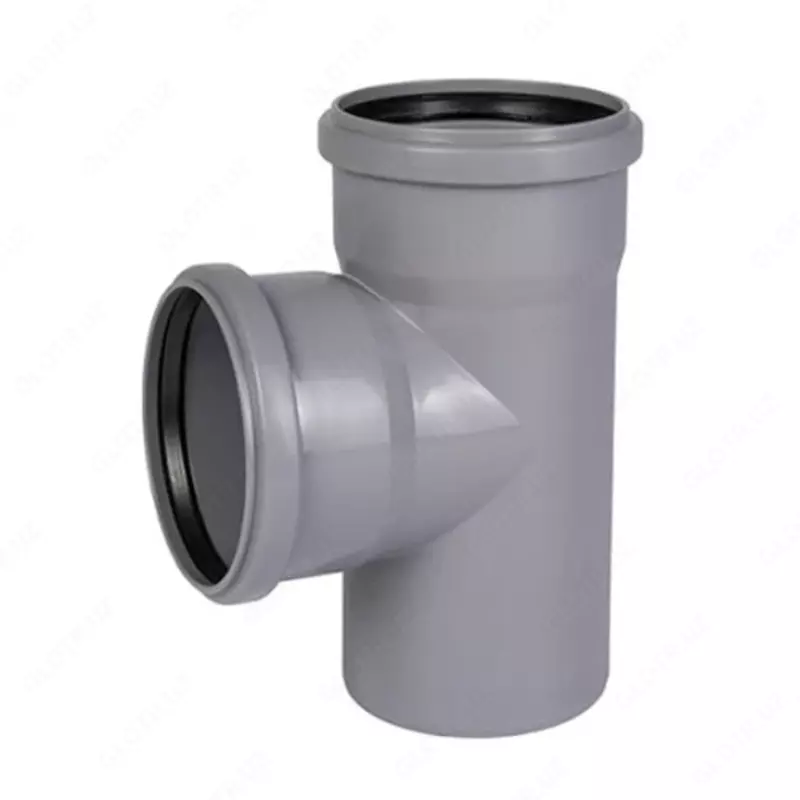  Тройник ПП для внутренней канализации 87° OSTENDORF Ду 110х90 (Германия) Серый - 