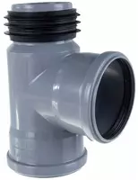  Тройник ПП-восстановитель раструба для внутренней канализации 87° OSTENDORF Ду 110х110 (Германия) Серый - 