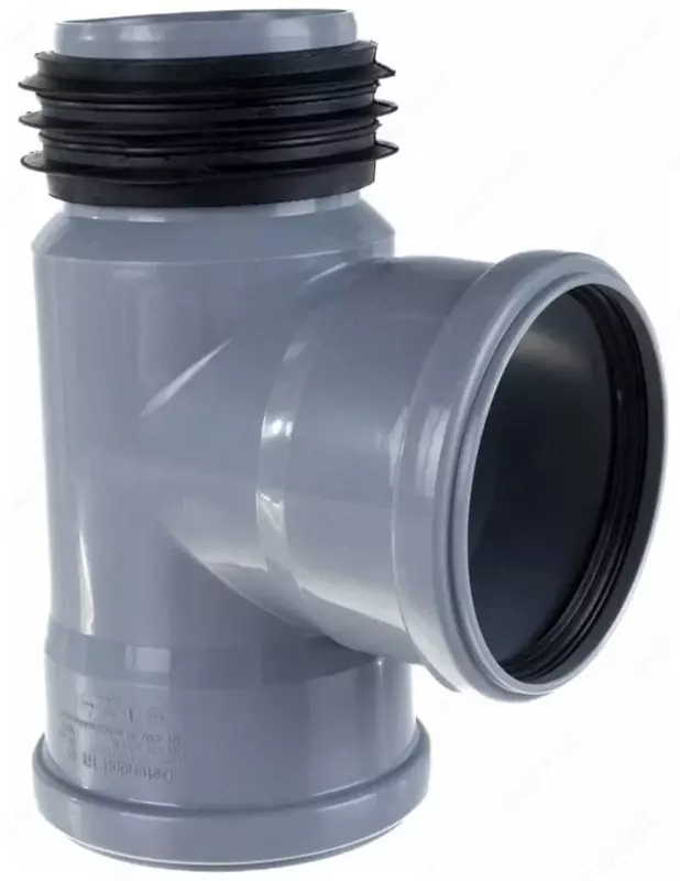  Тройник ПП-восстановитель раструба для внутренней канализации 87° OSTENDORF Ду 110х110 (Германия) Серый - 