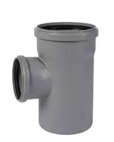Тройник ПП для внутренней канализации 87° OSTENDORF Ду 160х110 (Германия) Серый