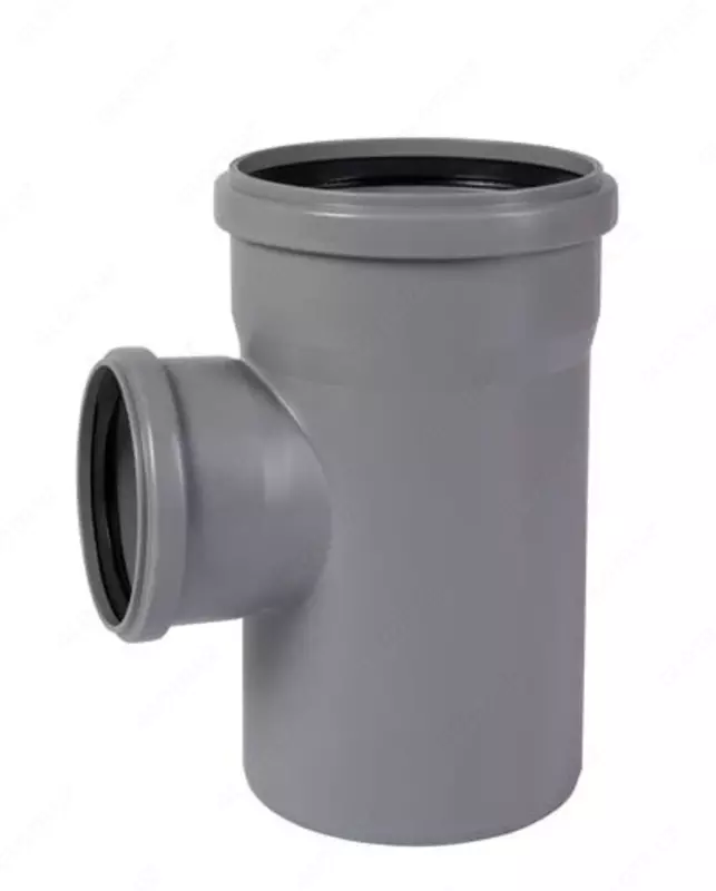 Тройник ПП для внутренней канализации 87° OSTENDORF Ду 160х110 (Германия) Серый