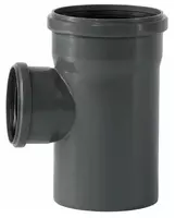  Тройник ПП для внутренней канализации 87° OSTENDORF Ду 160х110 (Германия) Серый - 