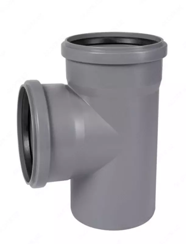 Тройник ПП для внутренней канализации 87° OSTENDORF Ду 160х160 (Германия) Серый