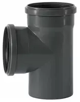  Тройник ПП для внутренней канализации 87° OSTENDORF Ду 160х160 (Германия) Серый - 