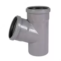  Тройник ПП для внутренней канализации 67° OSTENDORF Ду 110х75 (Германия) Серый - 