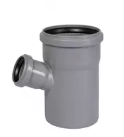 Тройник ПП для внутренней канализации 67° OSTENDORF Ду 110х50 (Германия) Серый