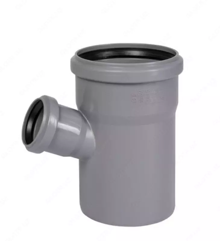 Тройник ПП для внутренней канализации 67° OSTENDORF Ду 110х50 (Германия) Серый