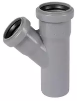  Тройник ПП для внутренней канализации 45° OSTENDORF Ду 50х40 (Германия) Серый - 