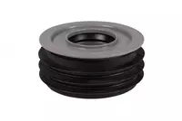 Внутренний переходник ПП для канализации OSTENDORF Ду 110х50 (Германия) Серый/Черный