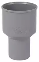 Переходник ПП на металл для внутренней канализации OSTENDORF Ду 50 (Германия) Серый