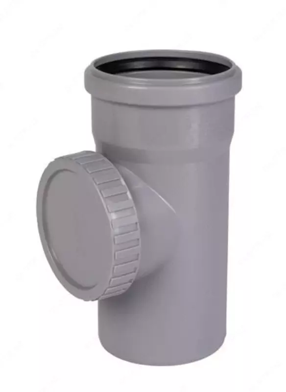 Ревизия ПП для внутренней канализации OSTENDORF Ду 110 (Россия) Серая