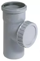  Ревизия ПП для внутренней канализации OSTENDORF Ду 110 (Россия) Серая - 