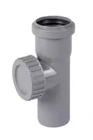 Ревизия ПП для внутренней канализации OSTENDORF Ду 50 (Германия) Серая