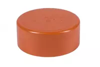 Крышка ПВХ для наружной канализации OSTENDORF Ду 110 (Германия) Оранжевая