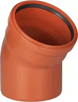  Отвод ПВХ для наружной канализации 30° OSTENDORF Ду 160 (Германия) Оранжевый - 