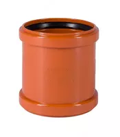 Ремонтная муфта ПВХ для наружной канализации OSTENDORF Ду 110 (Германия) Оранжевая