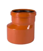 Редукция (переходник) ПВХ для наружной канализации OSTENDORF Ду 200х160 (Германия) Оранжевая