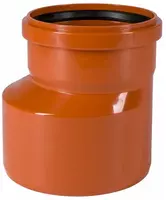  Редукция (переходник) ПВХ для наружной канализации OSTENDORF Ду 200х160 (Германия) Оранжевая - 