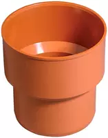  Переходник ПВХ на чугун для наружной канализации OSTENDORF Ду 110 (Германия) Оранжевый - 