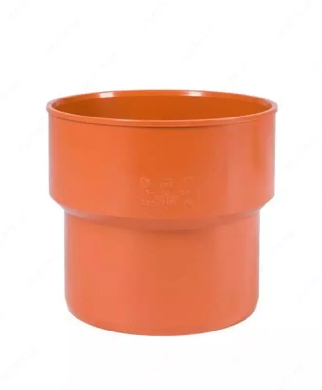 Переходник ПВХ на чугун для наружной канализации OSTENDORF Ду 160 (Германия) Оранжевый