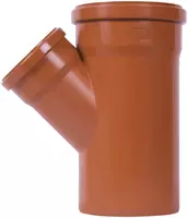  Тройник ПВХ для наружной канализации 45° OSTENDORF Ду 160х110 (Германия) Оранжевый - 