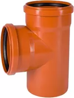  Тройник ПВХ для наружной канализации 87° OSTENDORF Ду 160х160 (Германия) Оранжевый - 