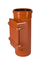 Ревизия ПВХ для наружной канализации OSTENDORF Ду 160 (Германия) Оранжевая