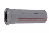  Труба ПП для внутренней канализации OSTENDORF 110 х 2.2 х 3000 (Россия) Серая - 