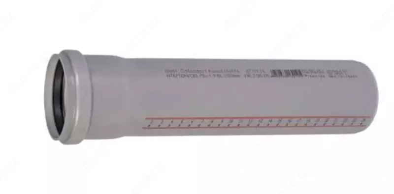  Труба ПП для внутренней канализации OSTENDORF 75 х 1.9 х 750 (Россия) Серая - 