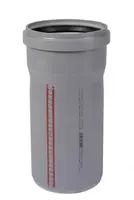 Труба ПП для внутренней канализации OSTENDORF 160 х 3.9 х 250 (Россия) Серая