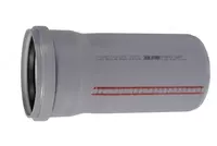  Труба ПП для внутренней канализации OSTENDORF 160 х 3.9 х 250 (Россия) Серая - 