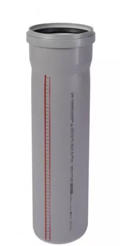 Труба ПП для внутренней канализации OSTENDORF 160 х 3.9 х 1500 (Россия) Серая