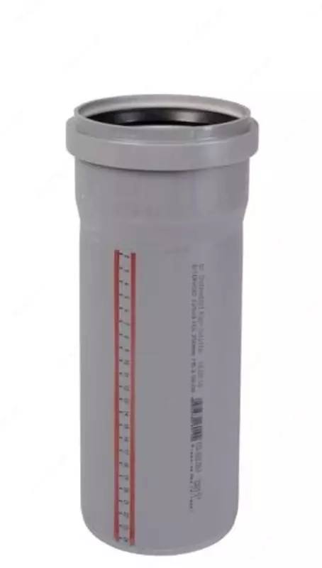 Труба ПП для внутренней канализации OSTENDORF 125 х 3.1 х 500 (Россия) Серая