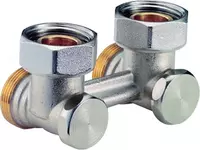 Клапан Н-образный угловой 3/4x3/4E (для двухтрубных систем) GIACOMINI