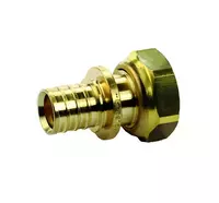 Переход латунный с накидной гайкой GOLDFIX 16х3/4 под евроконус GENERAL FITTINGS