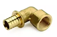 Угольник латунный 90° GOLDFIX с внутренней резьбой 16х3/4 GENERAL FITTINGS