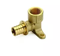 Соединитель латунный установочный GOLDFIX ВР 3/4x25 H=46 5 с настен. креплением GENERAL FITTINGS