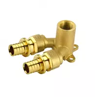Угольник латунный двойной GOLDFIX 16x1/2x16 со стенкой GENERAL FITTINGS