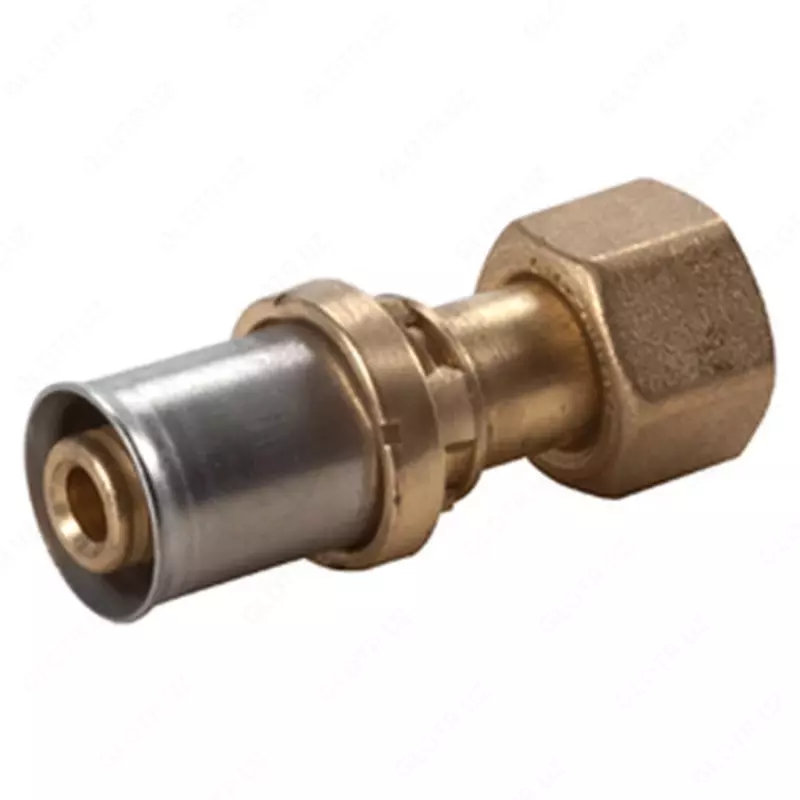  Пресс муфта с накидной гайкой 20х3/4 GIACOMINI - 