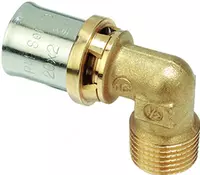 Пресс отвод с наружной резьбой 20х3/4 GIACOMINI